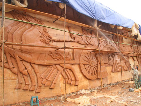 咸陽(yáng)伯樂相馬浮雕